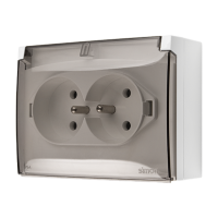 Gniazdo wtyczkowe IP44 podwójne kompakt z/u klapka transp przesł 16A 250V zac śr biały Aquaclick | ACGZ2Z/11A Kontakt Simon