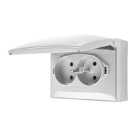 Gniazdo wtycz IP44 podwójne kompakt z uziem kl kolor pokr z przesł 16A 250V zac śr biały AQUACLICK | ACGZ2Z/11 Kontakt Simon