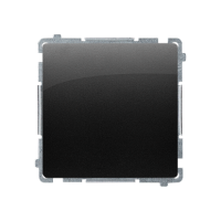 Łącznik schodowy bez piktogramu (moduł) 10AX, 250V, szybkozłącza, czarny Simon Basic | BMW6.01/X/49 Kontakt Simon