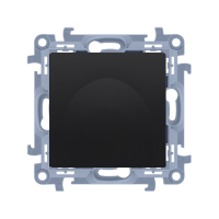 Wyjście kablowe (moduł), czarny. Dopuszczalna średnica przyłączanego przewodu: 6,2–14,5 mm Simon 10 | CPK1.01/49 Kontakt Simon