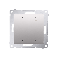 Ściemniacz do pasków LED-owych 12-24 V, 1 kanał [Wi-Fi]; srebrny mat Simon 54 GO | DESW1W.01/43 Kontakt Simon