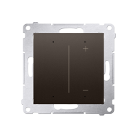 Ściemniacz do pasków LED-owych 12-24 V, 1 kanał [Wi-Fi], brąz mat Simon 54 GO | DESW1W.01/46 Kontakt Simon