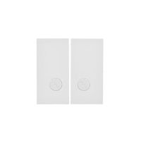 Klawisz podwójny z oczkami do: SW6/2L2M, Jasnoszary mat Simon 55 | TKW6/2L2/114 Kontakt Simon