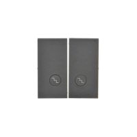 Klawisz podwójny z oczkami do: SW6/2L2M, Grafitowy mat Simon 55 | TKW6/2L2/116 Kontakt Simon