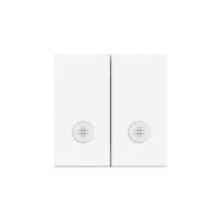 Klawisz podwójny z oczkami z piktogramami krzyżowymi do: SW7/2L2M, Biały mat Simon 55 | TKW7/2L2/111 Kontakt Simon