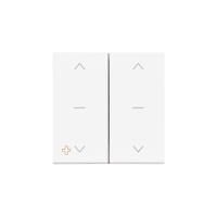 Klawisz podwójny do łącznika i przycisku rolet podw: SZP2M, SZW2M, Antybakteryjny Biały mat Simon 55 | TKZW2/AB111 Kontakt Simon