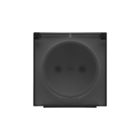 Pokrywa gniazda wtyczkowego pojedynczego z kl transparentą do: SGZ1CM, SGZ1M, Czarny mat Simon 55 | TGZ1BUZP/149A Kontakt Simon