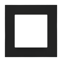 Ramka 1-krotna LINE, Czarny mat Simon 55 | TR1/149 Kontakt Simon