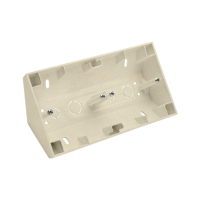 Puszka natynkowa narożna 2-krotna do ramek LINE/DUO, Szampański mat Simon 55 | TPNR2/144 Kontakt Simon