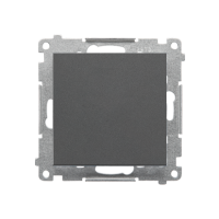 Łącznik jednobiegunowy (moduł) 10 AX, 250 V~, szybkozłącza, Grafitowy mat Simon 55 | TW1.01/116 Kontakt Simon