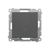 Łącznik schodowy (moduł) 10 AX, 250 V~, szybkozłącza, Grafitowy mat Simon 55 | TW6.01/116 Kontakt Simon