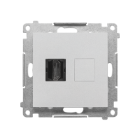 Gniazdo HDMI (moduł), Aluminium mat Simon 55 | TGHDMI.01/143 Kontakt Simon