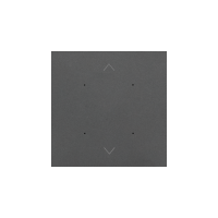 Klawisz pojedynczy z piktogramem rolety pojedynczej do prod. elektronicznych, Grafitowy mat Simon 55 | TKE11/116 Kontakt Simon