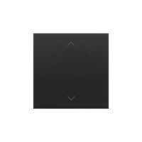 Klawisz pojedynczy z piktogramem rolety pojedynczej do prod. elektronicznych, Czarny mat Simon 55 | TKE11/149 Kontakt Simon