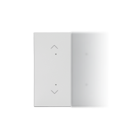 Klawisz połówkowy z piktogramem pojedynczej rolety do produktów, Jasnoszary mat Simon 55 | TKE21/114 Kontakt Simon