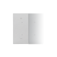 Klawisz połówkowy lewostronny z piktogramem „+/-” do prod. elektronicznych, Aluminium mat Simon 55 | TKE24/143 Kontakt Simon