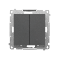 DIMMER RGB – Ściemniacz do pasków RGBW, sterowany smartfonem (moduł); Grafitowy mat Simon 55 GO | TESRGB1W.01/116 Kontakt Simon