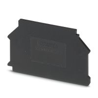 Pokrywa zamykająca D-UK 5-HESI N, (DxSxW) 58x2,2x35,05mm czarna | 3000543 Phoenix Contact