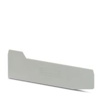 Pokrywa zamykająca D-ZPV 1,5/2,5 (8/1), szara | 3031050 Phoenix Contact