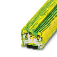 Złączka przelotowa trójprzewodowa na przewody ochronne STS 2,5-TWIN-PE, zielono-żółty | 3031733 Phoenix Contact