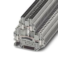 Złączka szynowa 2-poziomowa 0,14-4mm2 UTTB 2,5-PV szara | 3044652 Phoenix Contact