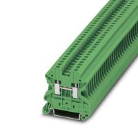 Złączka szynowa przepustowa 2-przewodowa 0,14-4mm2 UT 2,5 GN, zielona | 3045091 Phoenix Contact