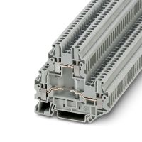 Złączka przelotowa UTTB 2,5- 2-BE, szara | 3046757 Phoenix Contact