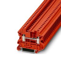 Złączka szynowa przepustowa 2-przewodowa 0,2-10mm2 UT 4-MTD RD czerwona | 3047688 Phoenix Contact