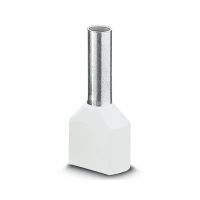 Tulejka AI-TWIN 2X 0,5 - 8 WH, biała | 3200933 Phoenix Contact