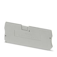 Pokrywa zamykająca D-PT 1,5/S-QUATTRO, szary | 3208375 Phoenix Contact