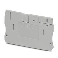 Pokrywa zamykająca D-PT 6, szary | 3212044 Phoenix Contact