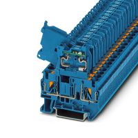 Zabezpieczający zacisk szeregowy - PT 4-HESILED 24 (5X20) BU/BU | 3211905 Phoenix Contact