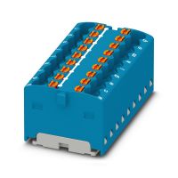 Blok rozdzielacza PTFIX 18X1,5 BU niebieski | 3002764 Phoenix Contact