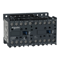 Stycznik nawrotny miniaturowy TeSys 6A AC-3 styk pomocniczy 1NC napięcie cewki 24VDC | LP5K0601BW3 Schneider Electric