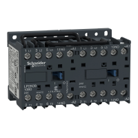 Stycznik nawrotny miniaturowy 9A AC-3 styk pomocniczy 1NO napięcie cewki 24VDC 3P, TeSys | LP2K0910BD Schneider Electric