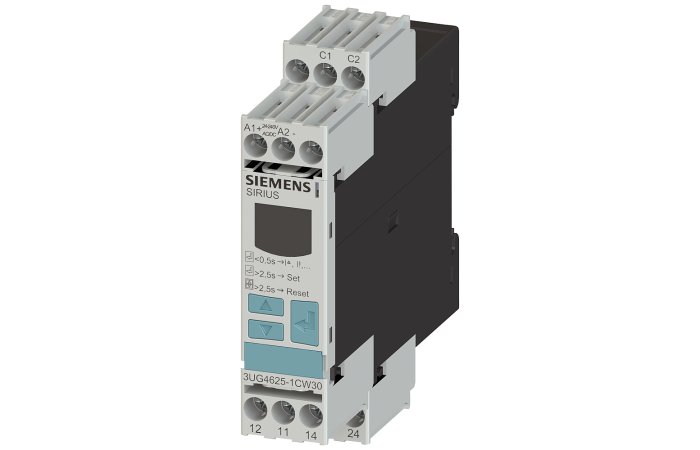 Przekaźnik 0,03-40A, 24-240VAC/DC, 60Hz | 3UG4625-1CW30 Siemens
