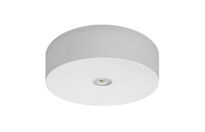Oprawa awaryjna AXN IP65 ECO LED 3W 310lm (optyka otwarta) 1h jednozadaniowa, biała | AXNO/3W/E/1/SE/X/WH Awex