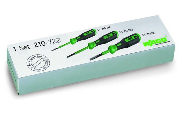 Przyrządy montażowe z izolowanym trzpieniem: typ 1, typ 2, typ 3 (zestaw) | 210-722 Wago