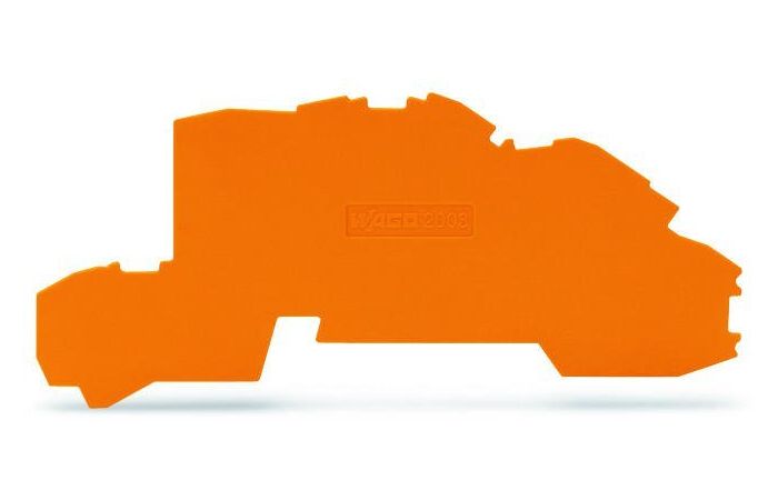 Ścianka końcowa/wewnętrzna, 0,8mm, pomarańczowa TOPJOBS | 2003-7692 Wago