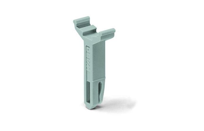 Podstawki oznacznika grupowego Topjob S do montażu zatrzaskowego w otworze na mo szer. 5mm, szara | 2009-191 Wago