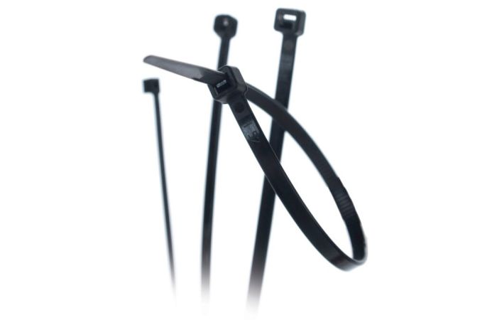 Opaska kablowa CV-370STW 368x4,5 czarny (100szt) | CV-370STW Trytyt