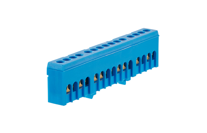 Listwa zaciskowa neutralna IP20 N15H kolor niebieski 15x16mm2 MAD1015N15 | MAD1015N15 Morek