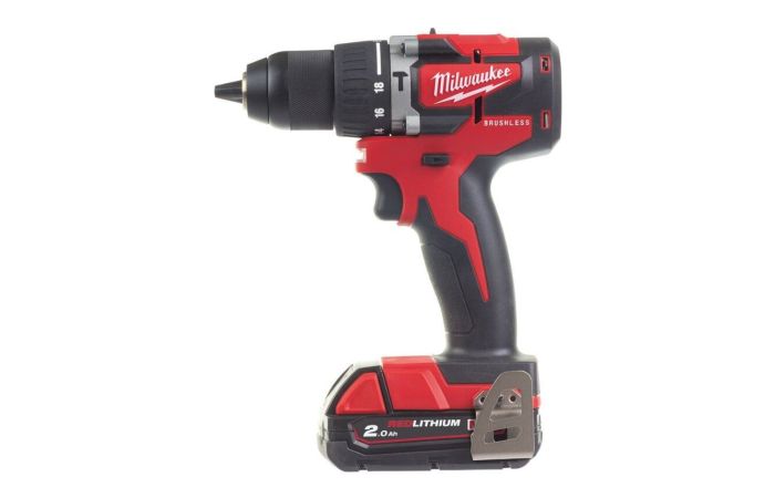 Wiertarko-wkrętarka udarowa bezprzewodowa M18 CBLPD-202C 2x akumulator 2,0Ah, ładowarka M12-18 C, walizka | 4933464320 Milwaukee