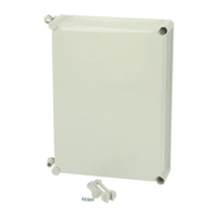 Pokrywa 380x280x80, przezroczysta, z zawiasami EKP 80-T-2FSH | 3520559 Fibox