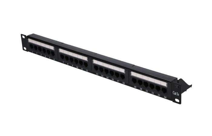 Patchpanel 24 porty CAT5E UTP V2 RACK 19" EXTRALINK | EX.9809 Batna