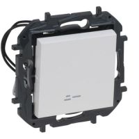 Łącznik schodowy podświetlany 10AX, biały, NILOE STEP | 863116B Legrand