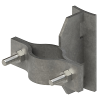 Uchwyt do wysięgnika na słup wirowy na taśme W1051 | W1051 ALPAR