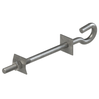 Śruba hakowa M16 L200 ocynk ogniowy S3011C | SH16L200 ALPAR