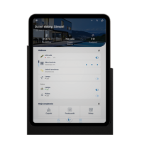 Uchwyt ścienny otwarty do Samsung Galaxy Tab A9+ 11"; Czarny mat Simon GO | GFO2A9+/149 Kontakt Simon