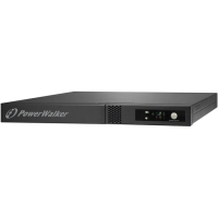 Zasilacz UPS RACK POWERWALKER VFI 1000 R1U ON-LINE 1000VA 3X IEC C13 USB-B RS-232 LCD 1U | VFI 1000 R1U PowerWalker